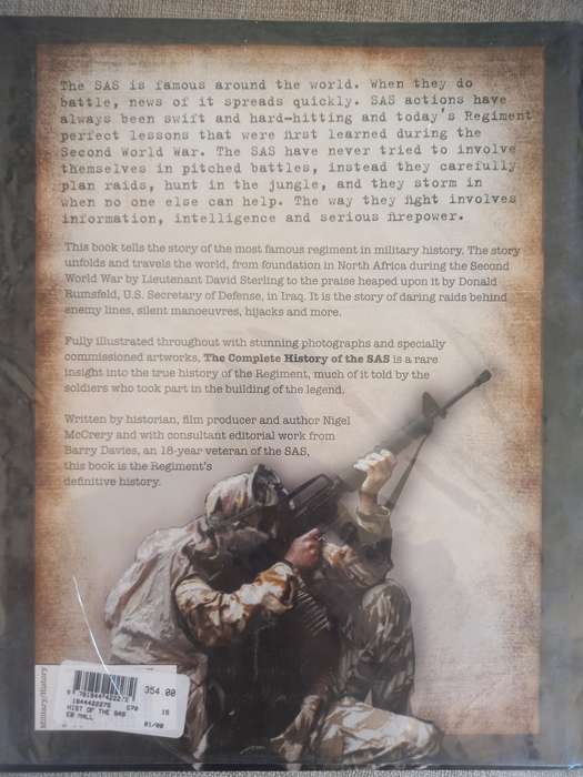 The Complete History of the SAS - the story of the worlds most feared special forces - Nigel McCrery