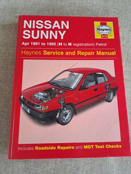 Nissan Sunny Service and Repair Manual April 1991 to 1995 - Haynes
