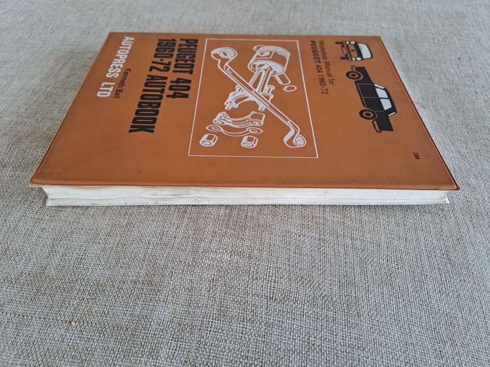 Peugeot 404 1960-1972 Autobook Workshop Manual - Autopress