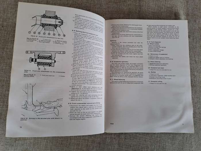 Peugeot 404 1960-1972 Autobook Workshop Manual - Autopress