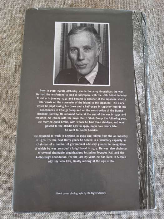 War Diary - Singapore, Siam & Burma 1941 - 1945 - Harold Atcherley