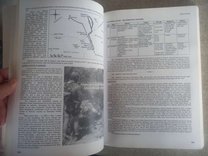 Rhodesian Air Force Operations with Airstrike Log by Prop Geldenhuys