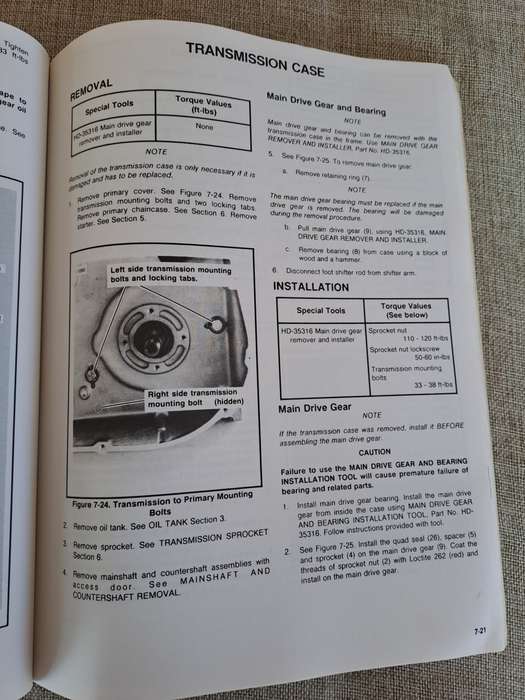 Harley-Davidson Service Manual 1991 and 1992 Softail Models