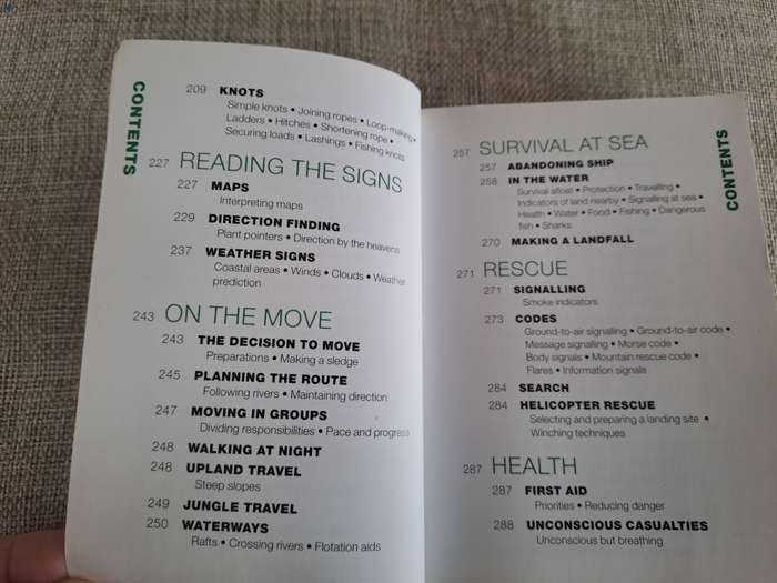 SAS Survival Guide Collins gem