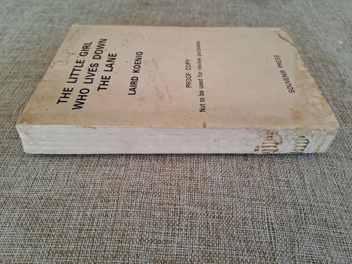 The Little Girl Who Lives Down The Lane (Proof Copy) - Laird Koenig