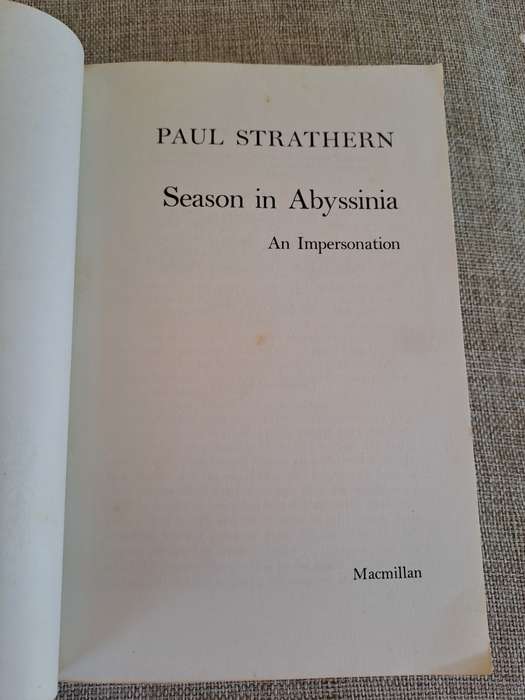 Season in Abyssinia (Uncorrected Proof Copy) - Paul Strathern