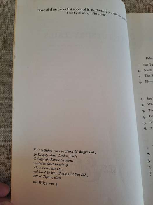 Fat Tuesday Tails (Uncorrected Proof Copy) - Patrick Campbell