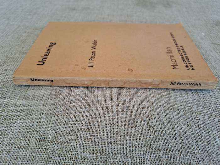Unleaving (Uncorrected Proof) - Jill Paton Walsh