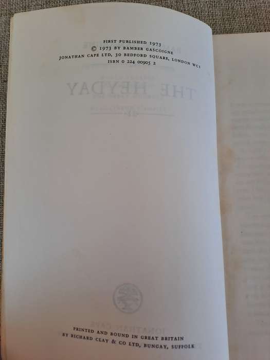 The Heyday (Uncorrected Proof) - Babmber Gascoigne