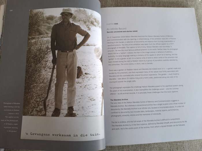 A Prisoner in The Garden: Opening Nelson Mandela`s Prison Archive