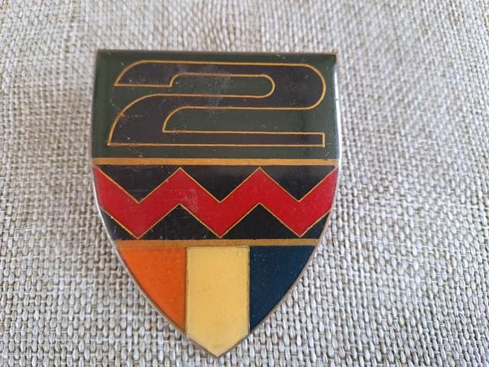 South African Defence Force (SADF) 2 South African Infantry Battalion Shoulder Flash Badge