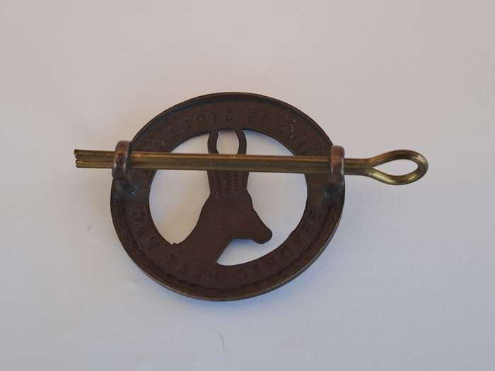 S.A. Infantry Collar Badge - Union Is Strength