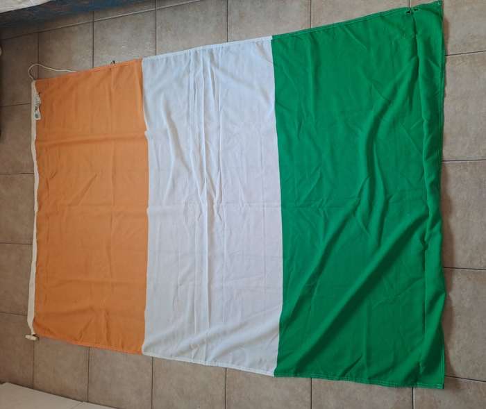 Ivory Coast National Flag 1.8 x 1.2 metres (tears on green section)