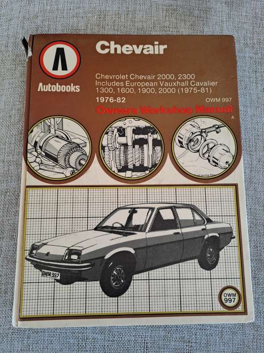 Chevrolet Chevair 2000, 2300 Owners Workshop Manual 1976-82 - Autobooks