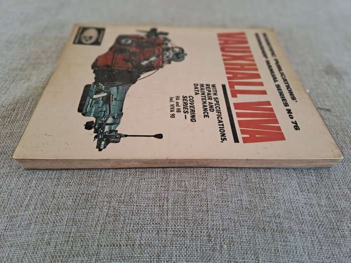 Vauxhall Viva Workshop Manual no 76 - Scientific Publications'