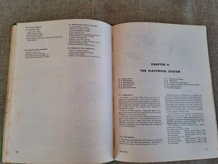 Alfa-Romeo Giulia 1600 Workshop Manual 1962-70 - Autopress Ltd
