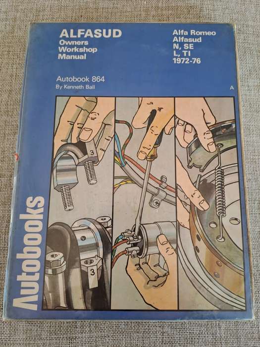 Alfa Romeo Alfasud N, SE, L, TI, 1972-76 Owners Workshop Manual - Autobboks