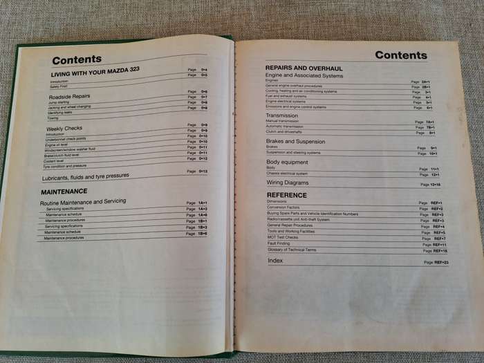 Mazda 323 Oct 1989 to 1998 Service and Repair Manual - Haynes