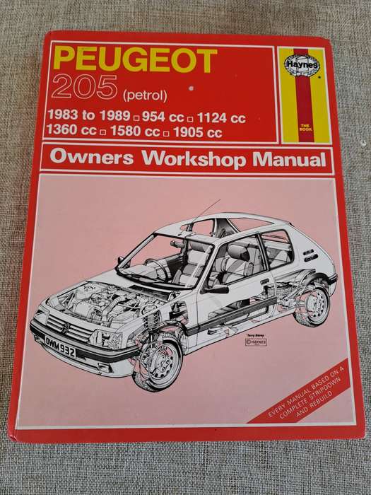 Peugeot 205 Petrol 1983 to 1989 Owners Workshop Manual - Haynes