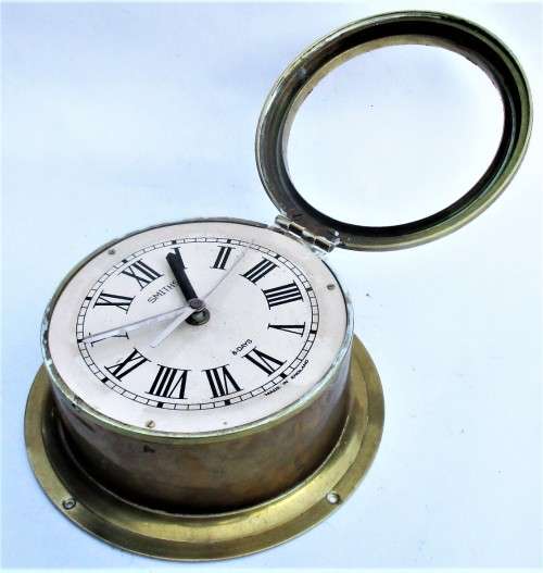 BRASS SMITHS 8-DAY CLOCK