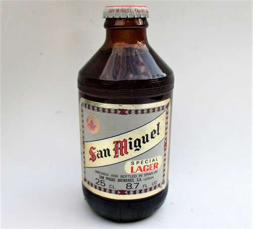 VINTAGE SAN MIGUEL LAGER BEER BOTTLE