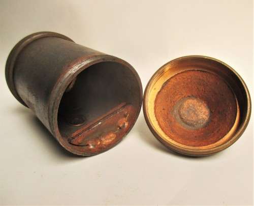 MONEY BOX BRASS AND STEEL