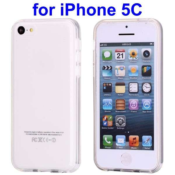 TPU Gel Case for iPhone 5C (Transparent)