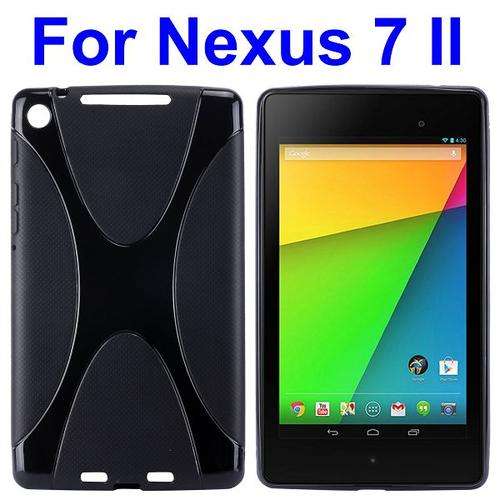 X Design TPU Gel Case for Google Nexus 7 II 2013 (Black)