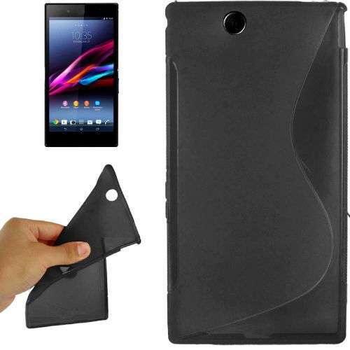 TPU Gel Case for Sony Xperia Z Ultra XL39h (Black)
