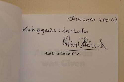 SIGNED: And direction was given - Flederman