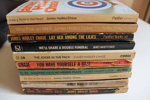10 x James Hadley Chase paperbacks