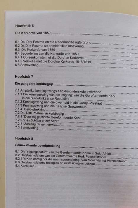 Ontstaan van die eerste Gereformeerde kerke in die Suid-Afrikaanse Republiek 1859-61