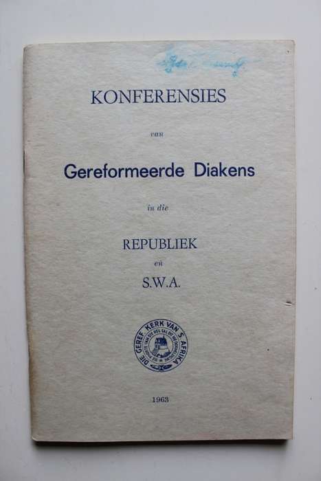 1963 Konferensies van Gereformeerde Diakens in die Republiek en SWA Suidwes-Afrika