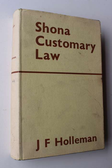 Shona Customary Law - Holleman