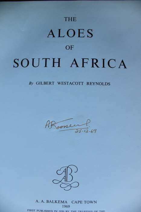 The Aloes of South Africa - G.W. Reynolds