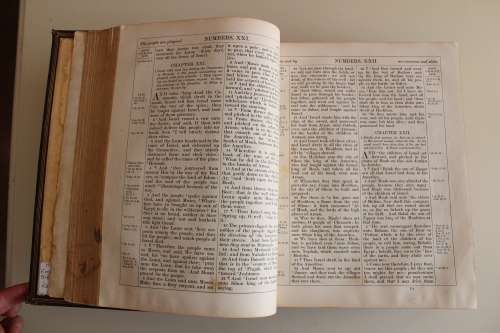 Very old and large, heavy antique Bible / Bybel / Bijbel - 1865