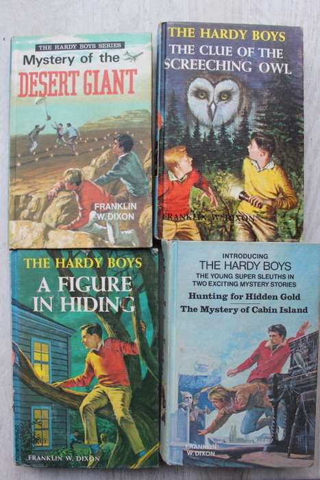 8 x Hardy Boys hardcovers in good secondhand condition