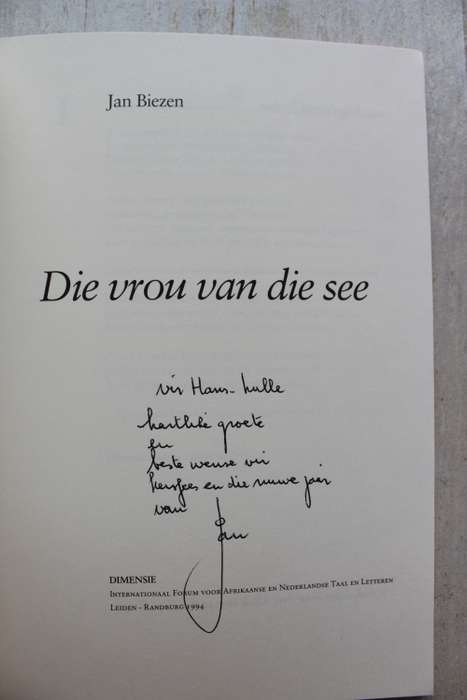 GETEKEN: Die vrou van die see - Jan Biezen