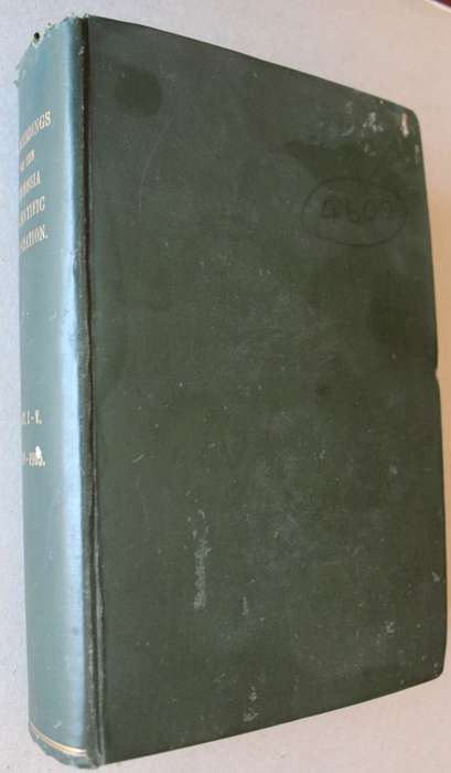 Rhodesia Scientific Association Classified List of the Proceedings of the Rhodesia Scientific Assoc