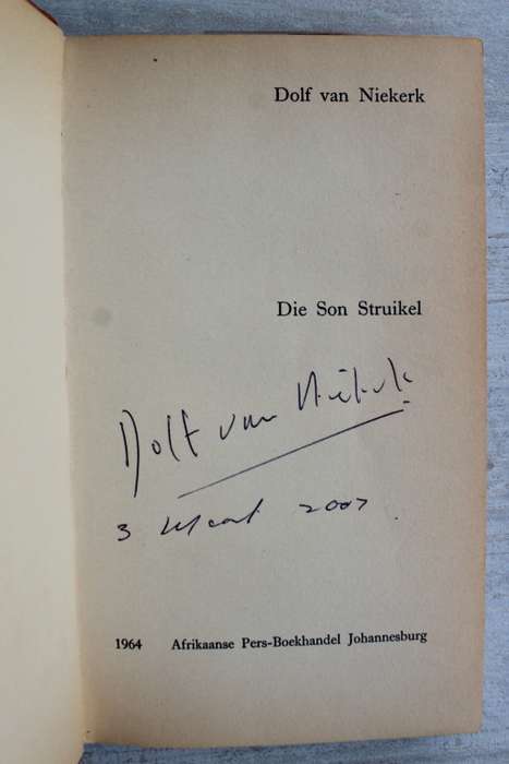 GETEKEN: Die Son Struikel - Dolf van Niekerk