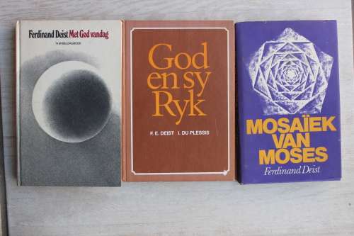 3 x Ferdinand Deist boeke