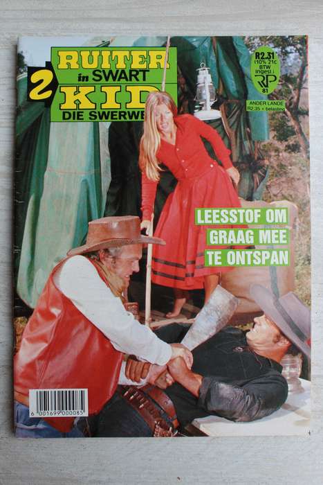 Ruiter In Swart / Kid Die Swerwer  nommer 81 fotoboek foto boek picture book