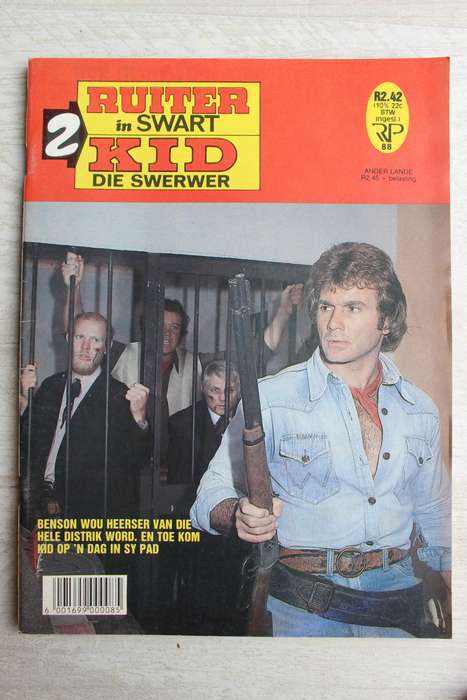 Ruiter In Swart / Kid Die Swerwer  nommer 88 fotoboek foto boek picture book