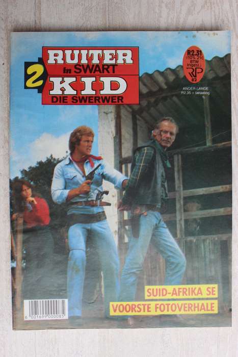 Ruiter In Swart / Kid Die Swerwer  nommer 82 fotoboek foto boek picture book