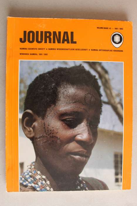 Namibia Scientific Society Journal 1982