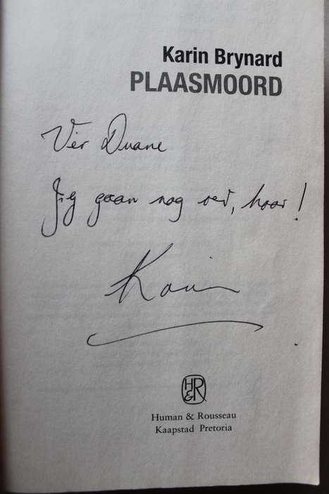GETEKEN: Plaasmoord - Karin Brynard