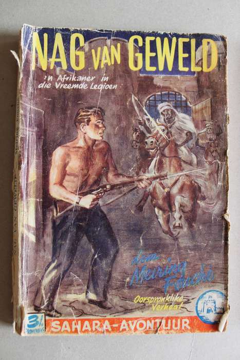 Pronkboek - Sahara-Avontuur Reeks - Nag van geweld -  No. 22 - Meiring Fouche