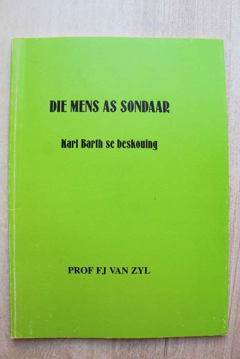 Die mens as sondaar - Karl Barth se beskouing - Van Zyl