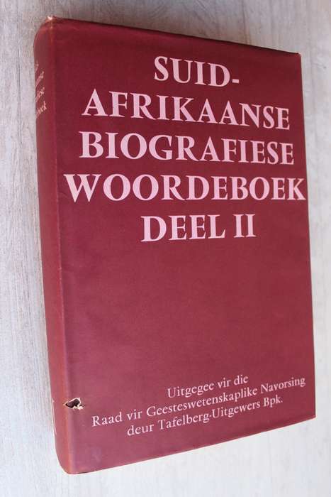 SUID-AFRIKAANSE BIOGRAFIESE WOORDEBOEK volume 2