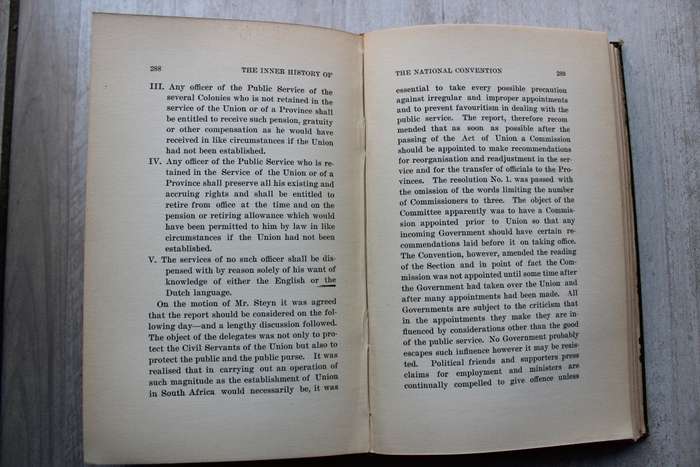 The Inner History of the National Convention of South Africa - Walton
